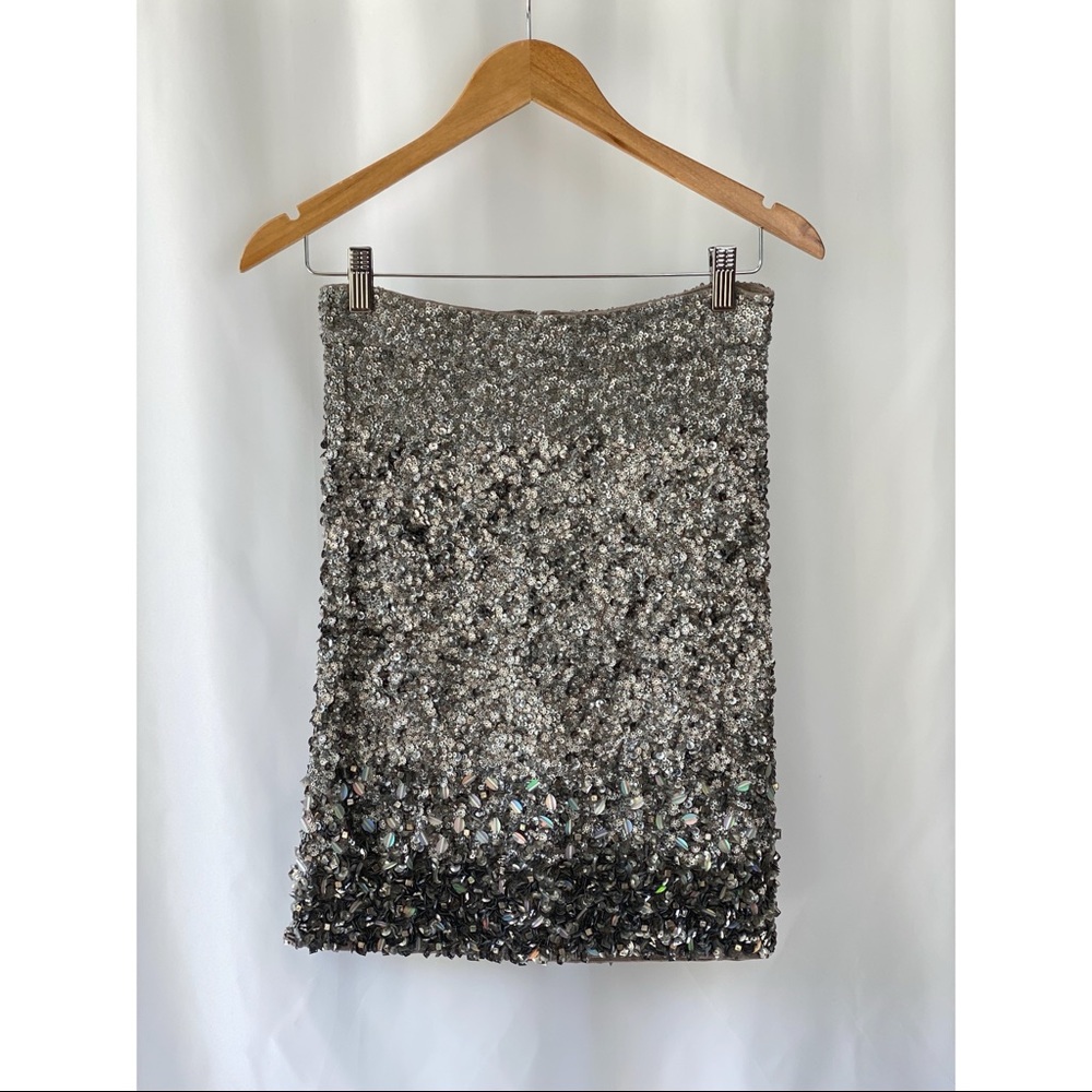 ALLSAINTS | RESTRAIN hand embellished skirt US 8